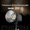 Ο ανώτατος δίχρωμος επαγγελματίας Coolcam 200X 220W γεμίζει ελαφριοί φορητός και ελαφρύς